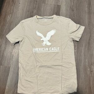 American Eagle Outfitters Tan Short Sleeve Tee